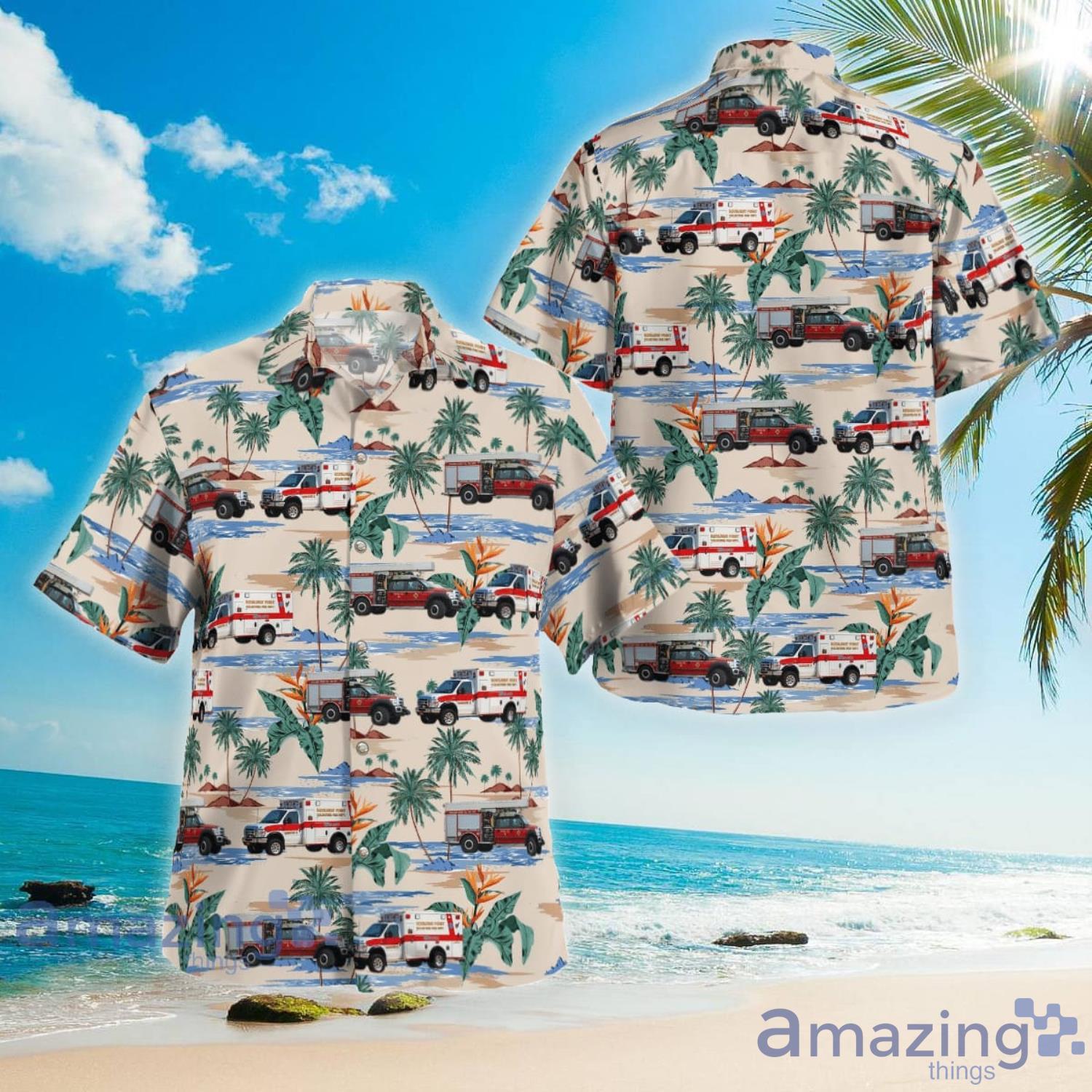 Breezy Point New York Rockaway Point Volunteer Fire Department Hawaiian Shirt Aloha Summer Gift For Men And Women Product Photo 1