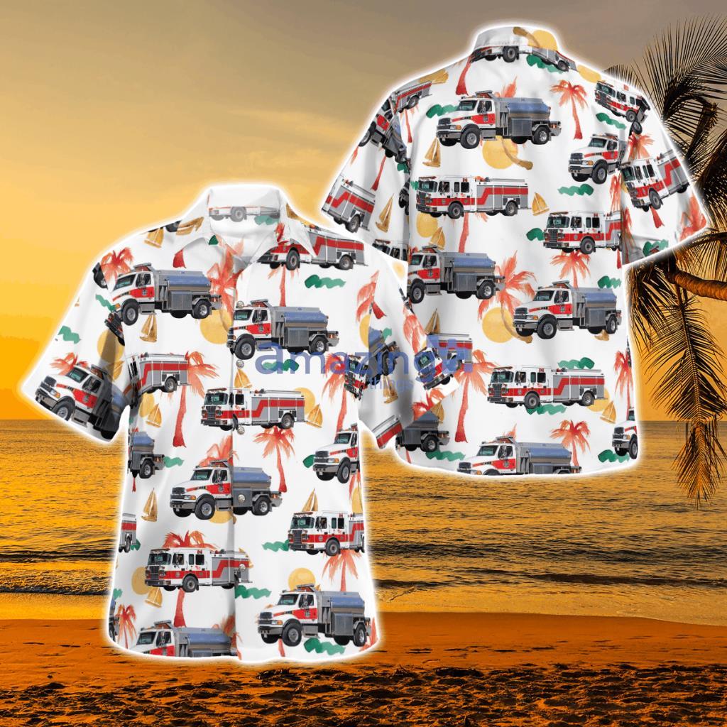 British Columbia, Cowichan Bay Fire Rescue Hawaiian Shirt - British Columbia, Cowichan Bay Fire Rescue Hawaiian Shirt