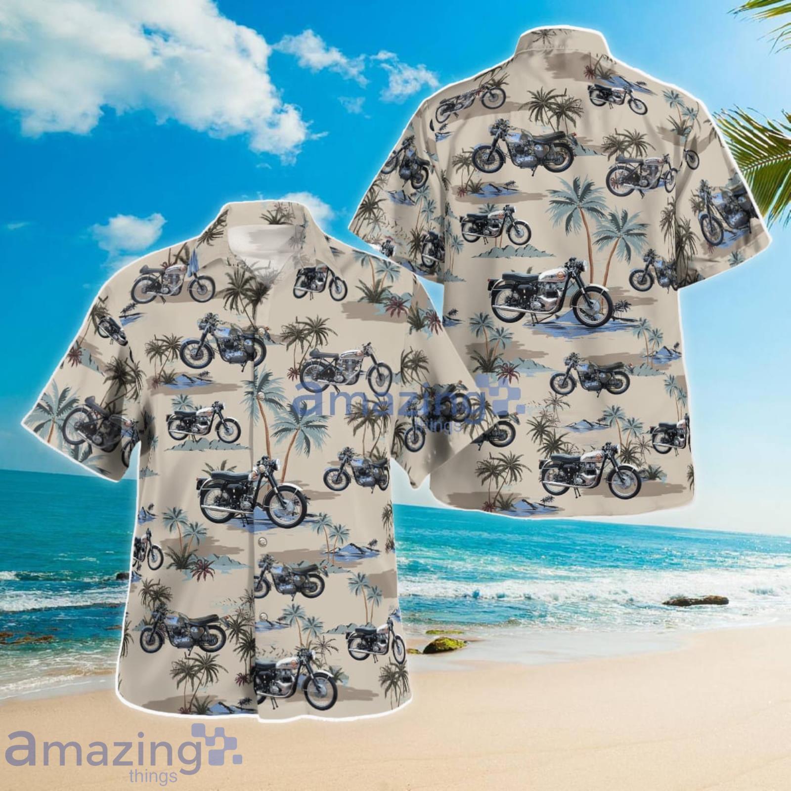 BSA Gold Star Classic Motorcycle Summer Gift Hawaiian Shirt Product Photo 1