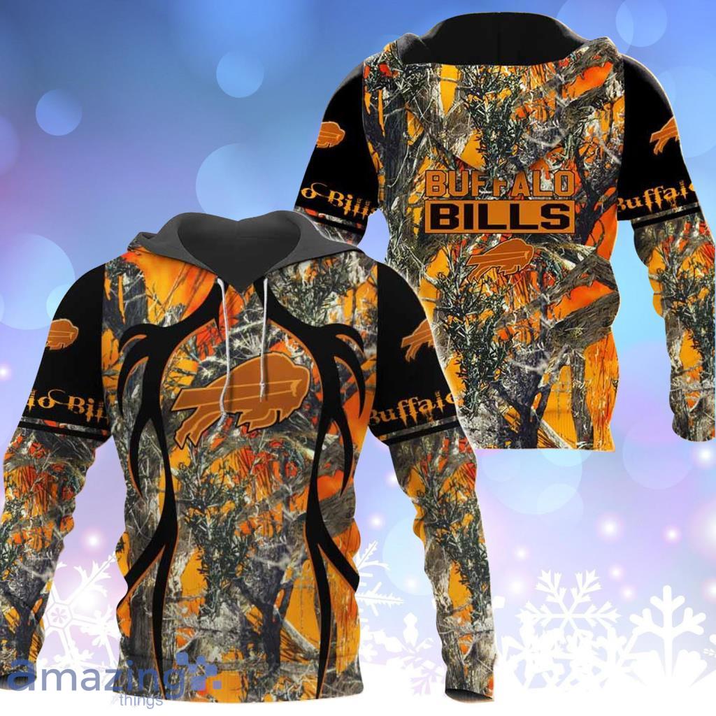 Buffalo Bills NFL Hunting Camo Hoodie 3D For Fans