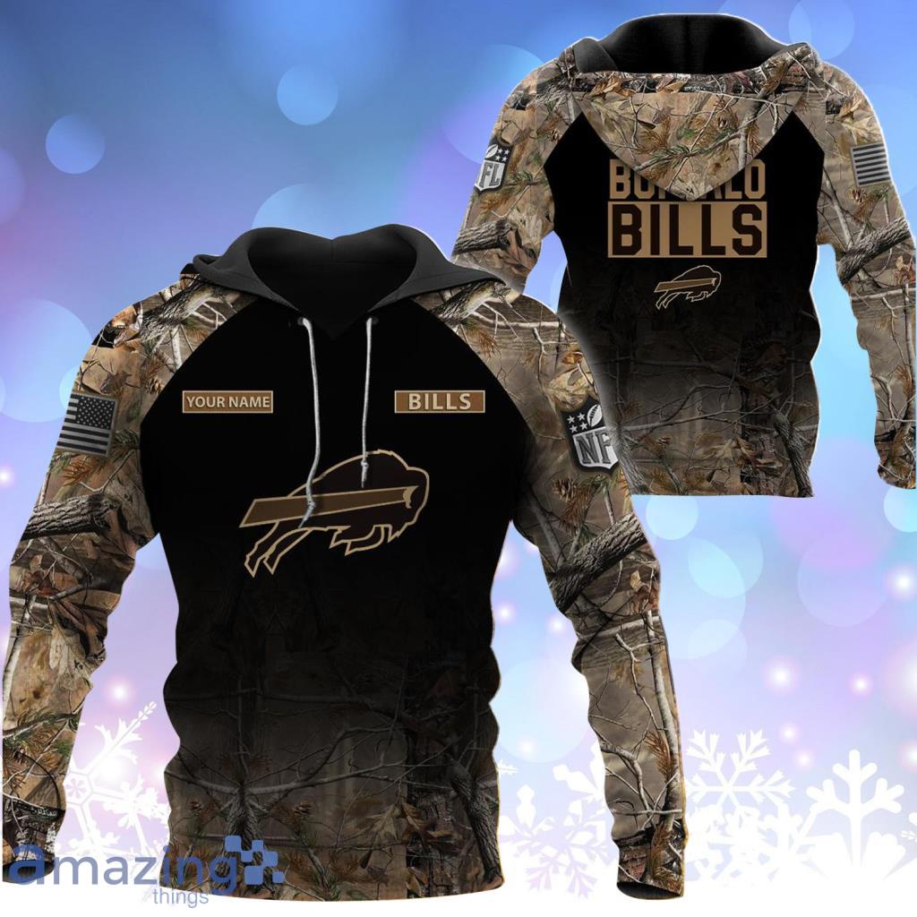 AUTHENTIC] Personalized Buffalo Bills NFL Camo Hoodie 3D