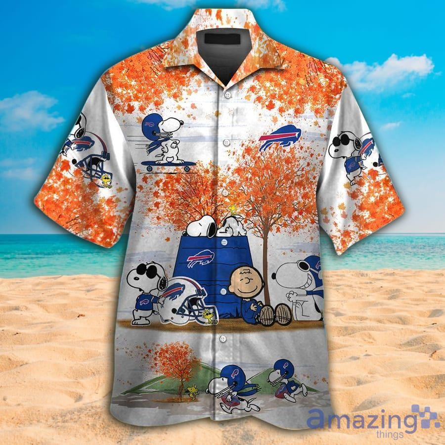 Buffalo Bills Snoopy Autumn Aloha Beach Hawaiian Shirt For Men And Women Product Photo 1