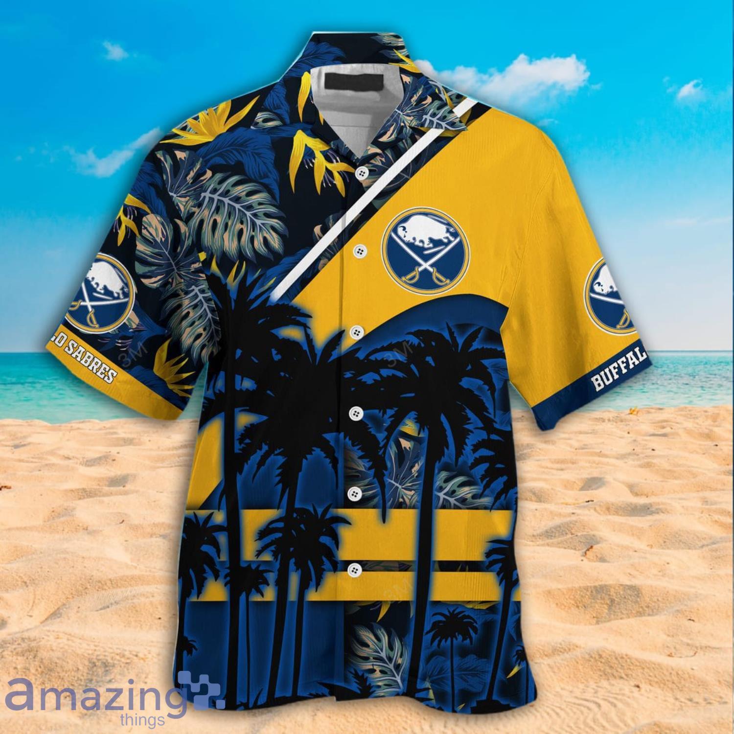 Buffalo Sabres NHL Hawaiian Shirt Long Daystime Aloha Shirt
