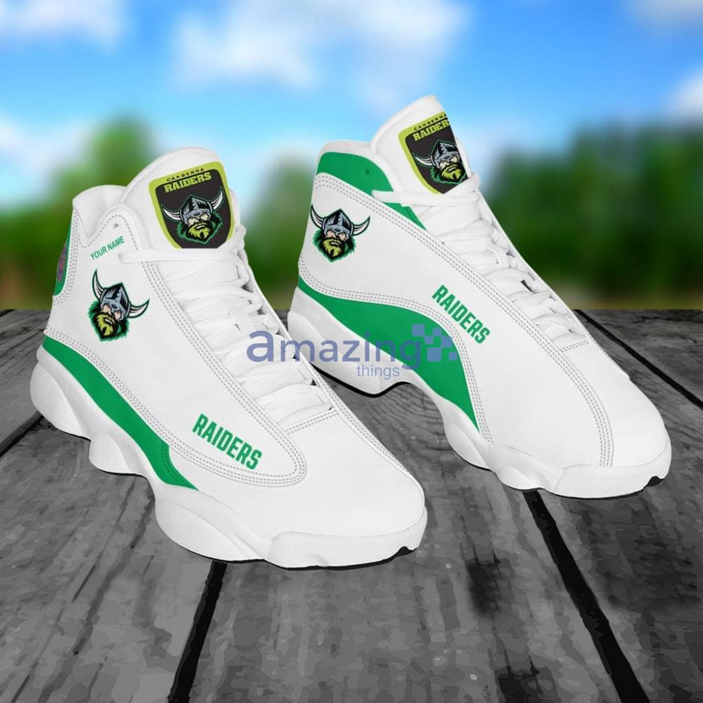 Canberra Raiders NRL Personalized Air Jordan 13 For Fans - 3