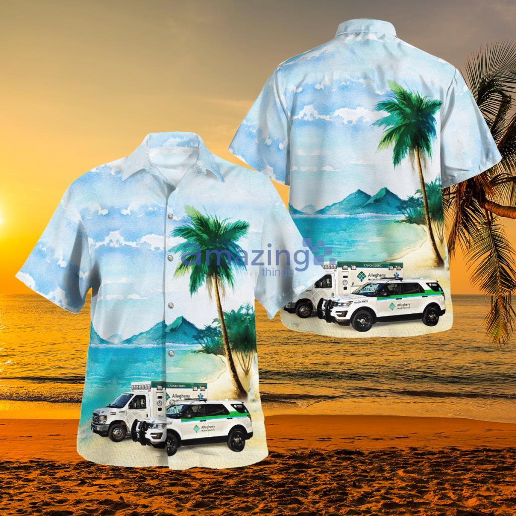 Canonsburg, Pennsylvania, Canonsburg EMS Hawaiian Shirt - DLSI0907BG04 Canonsburg, Pennsylvania, Canonsburg EMS Hawaiian Shirt