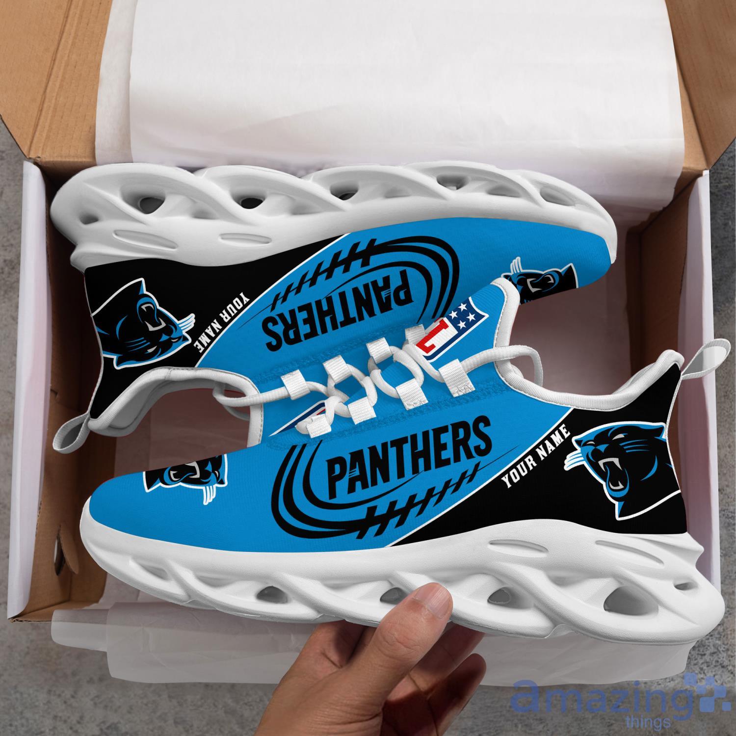 Carolina Panthers Fans Gift Custom Name Max Soul Shoes Sneakers