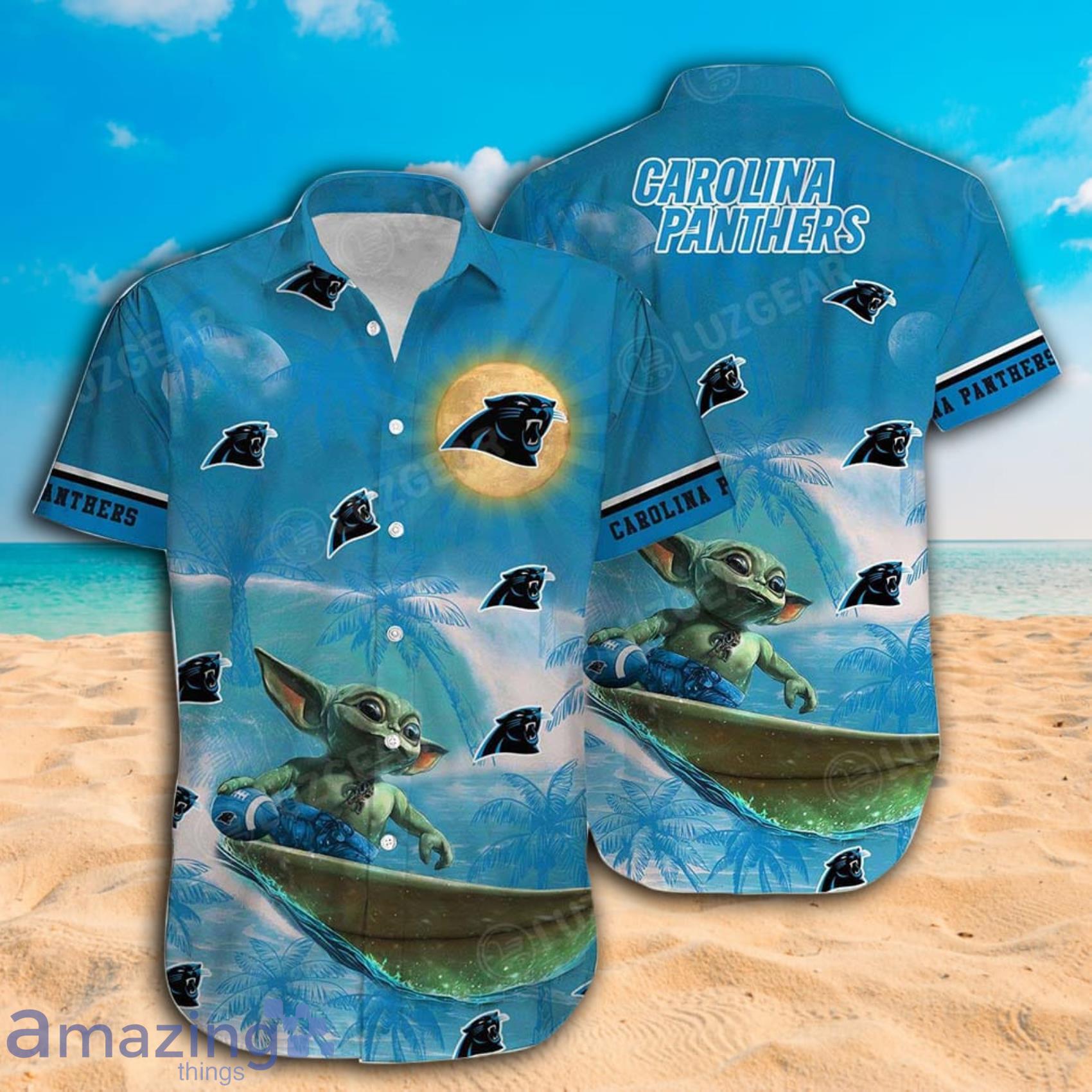 Carolina Panthers NFL Hawaii Beach Shirt Retro Vintage Summer