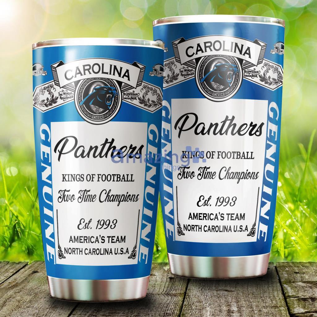 Budweiser Carolina Panthers Tumbler Kings Of Football Gift