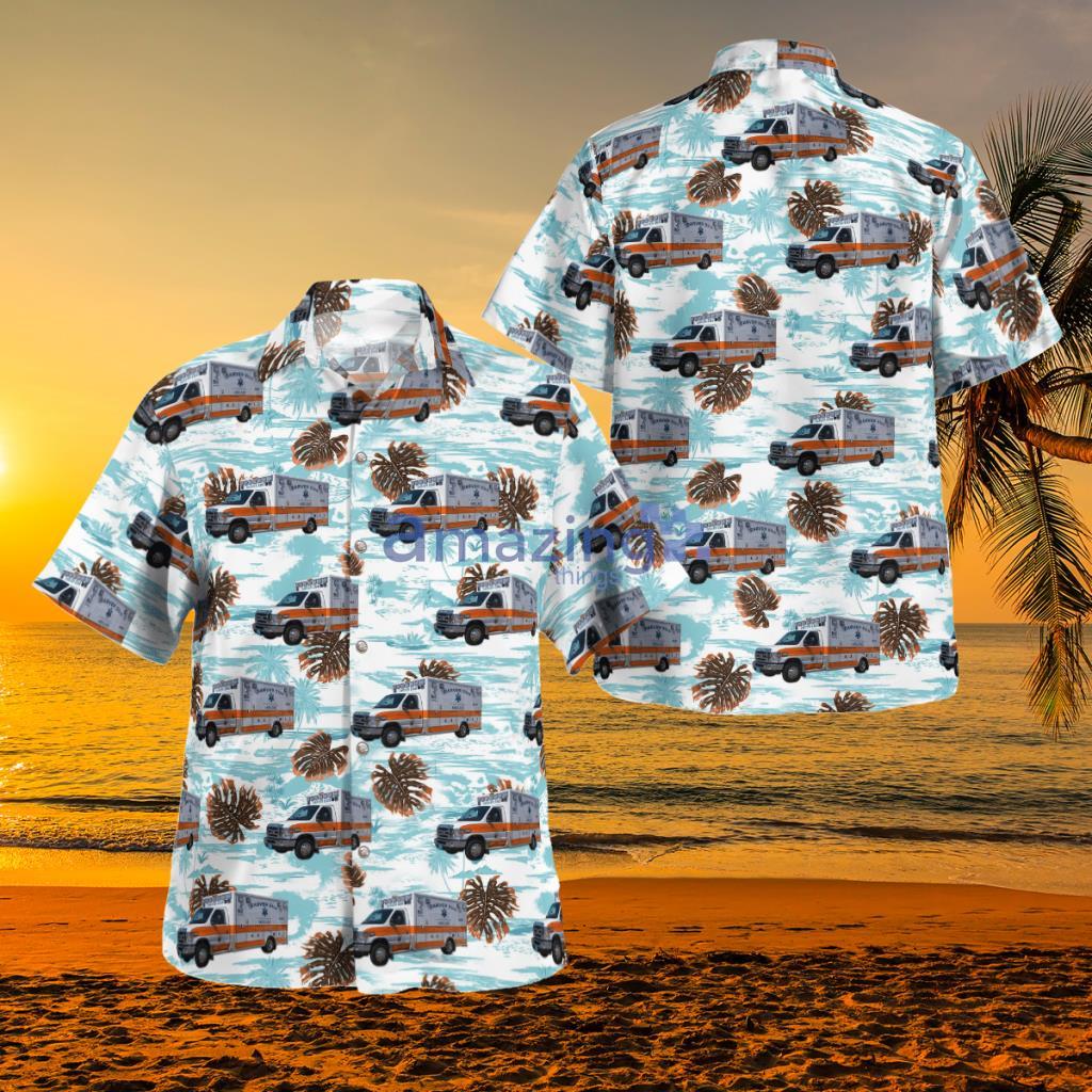 Carver, Massachusetts, Carver EMS Hawaiian Shirt - DLHH0906BG06 Carver, Massachusetts, Carver EMS Hawaiian Shirt