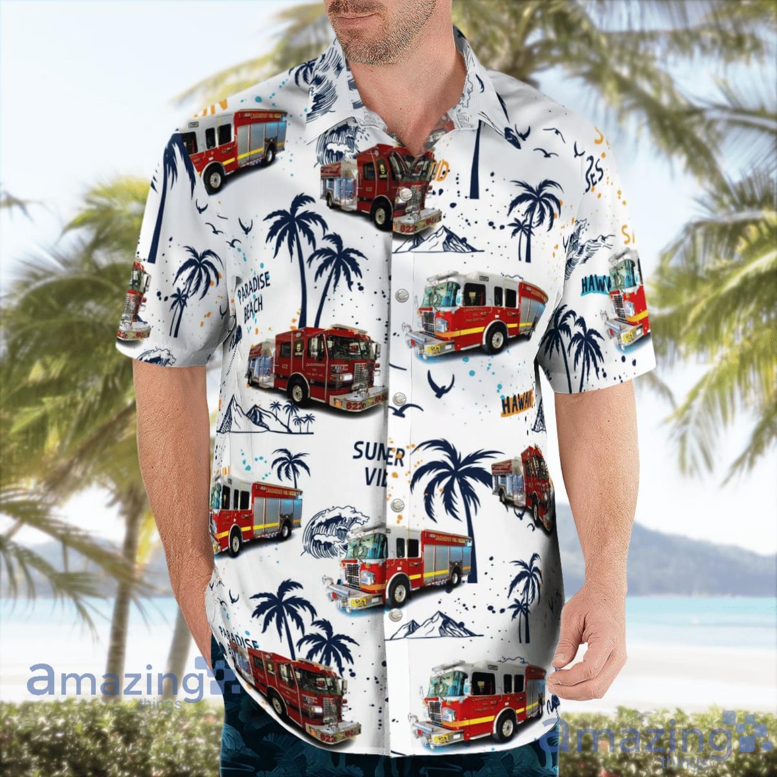 Caughdenoy Volunteer Fire Department Inc. Central Square New York Hawaiian Shirt Summer Gift For Men And Women image Caughdenoy Volunteer Fire Department Inc. Central Square New York Hawaiian Shirt Summer Gift For Men And Women Product Photo 3
