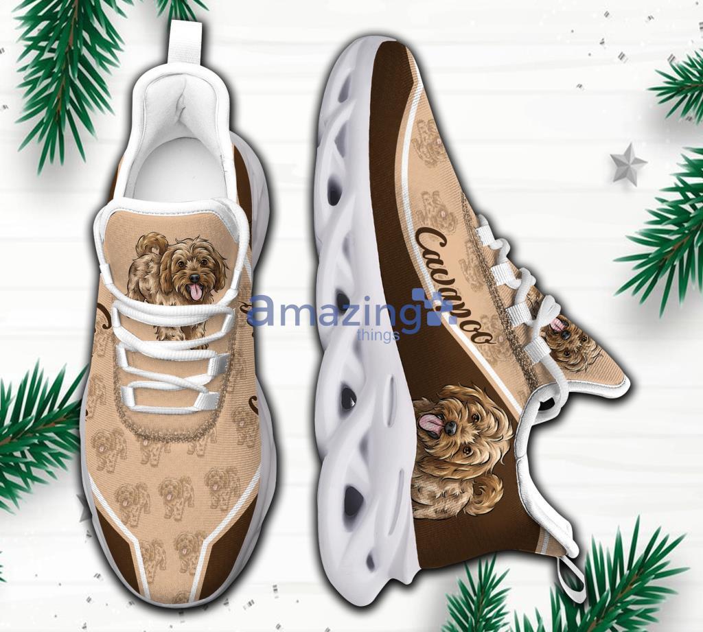 Cavapoo Brown Pattern Max Soul Shoes For Men And Women - 3 Cavapoo Brown Pattern Max Soul Shoes For Men And Women - 3