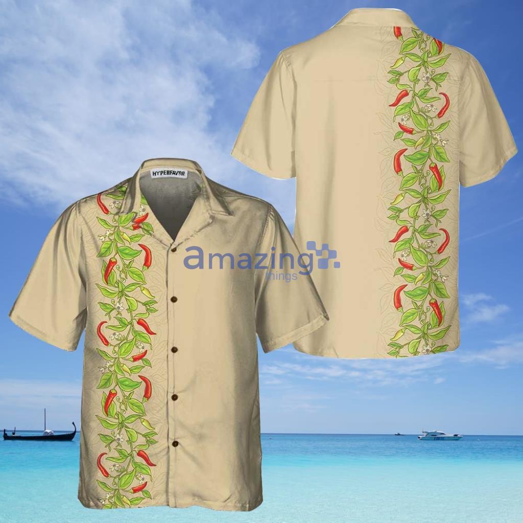 Cayenne Pepper Branches Hawaiian Shirt - Cayenne Pepper Branches Hawaiian Shirt, Funny Red Pepper Shirt For Men, Red Hot Chilli Shirt, Best Gift For Husband, Wife, Boyfriend, Girlfriend, Friend, Family_3186