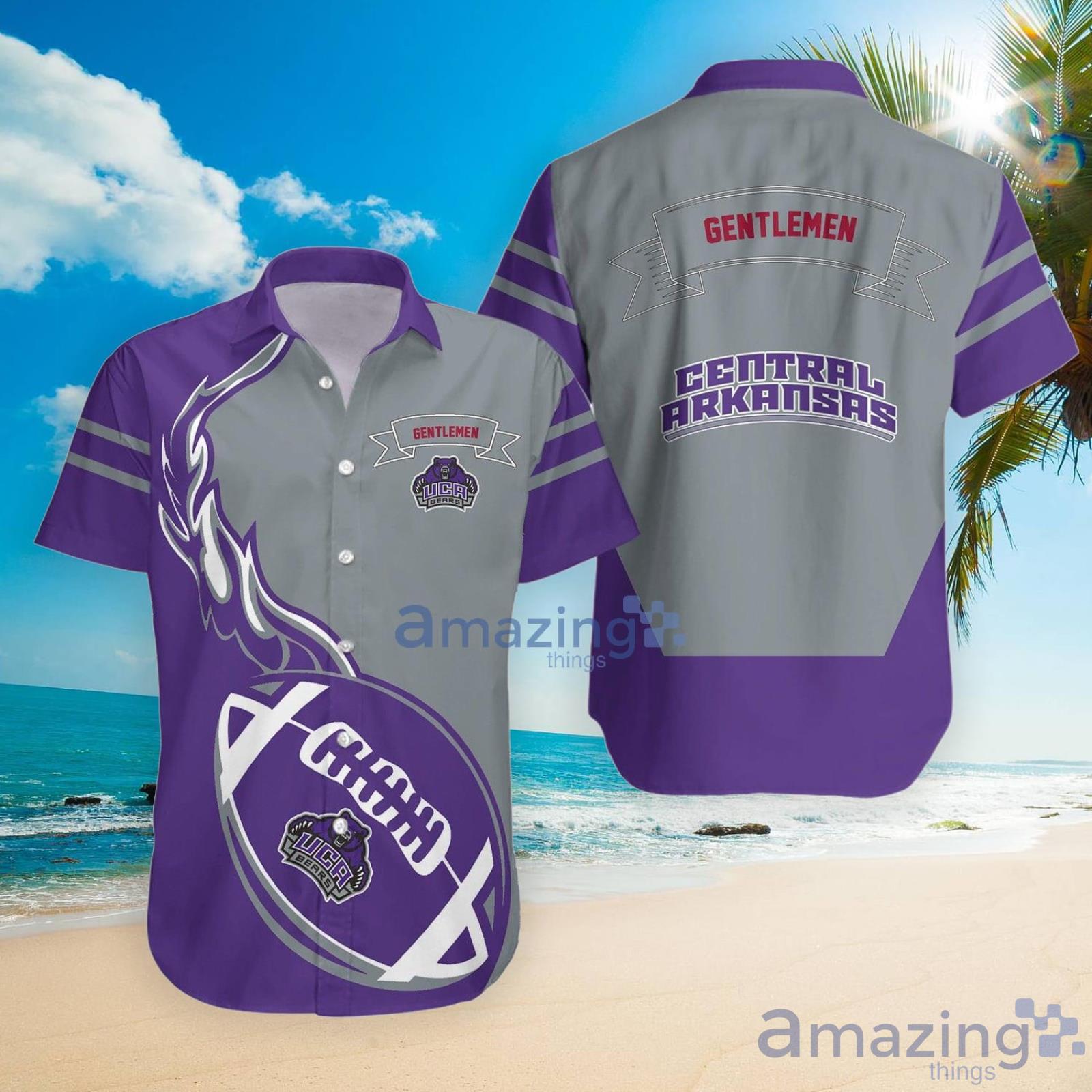 Centenary Gentlemen Ncaa Flame Ball Hawaiian Shirt For Fans image Centenary Gentlemen Ncaa Flame Ball Hawaiian Shirt For Fans Product Photo 3