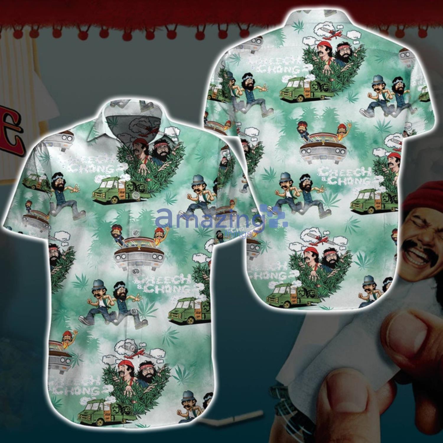 Cheech And Chong Hawaiin Shirt Cheech And Chong Hawaiian Shirt For Men And Women Product Photo 1