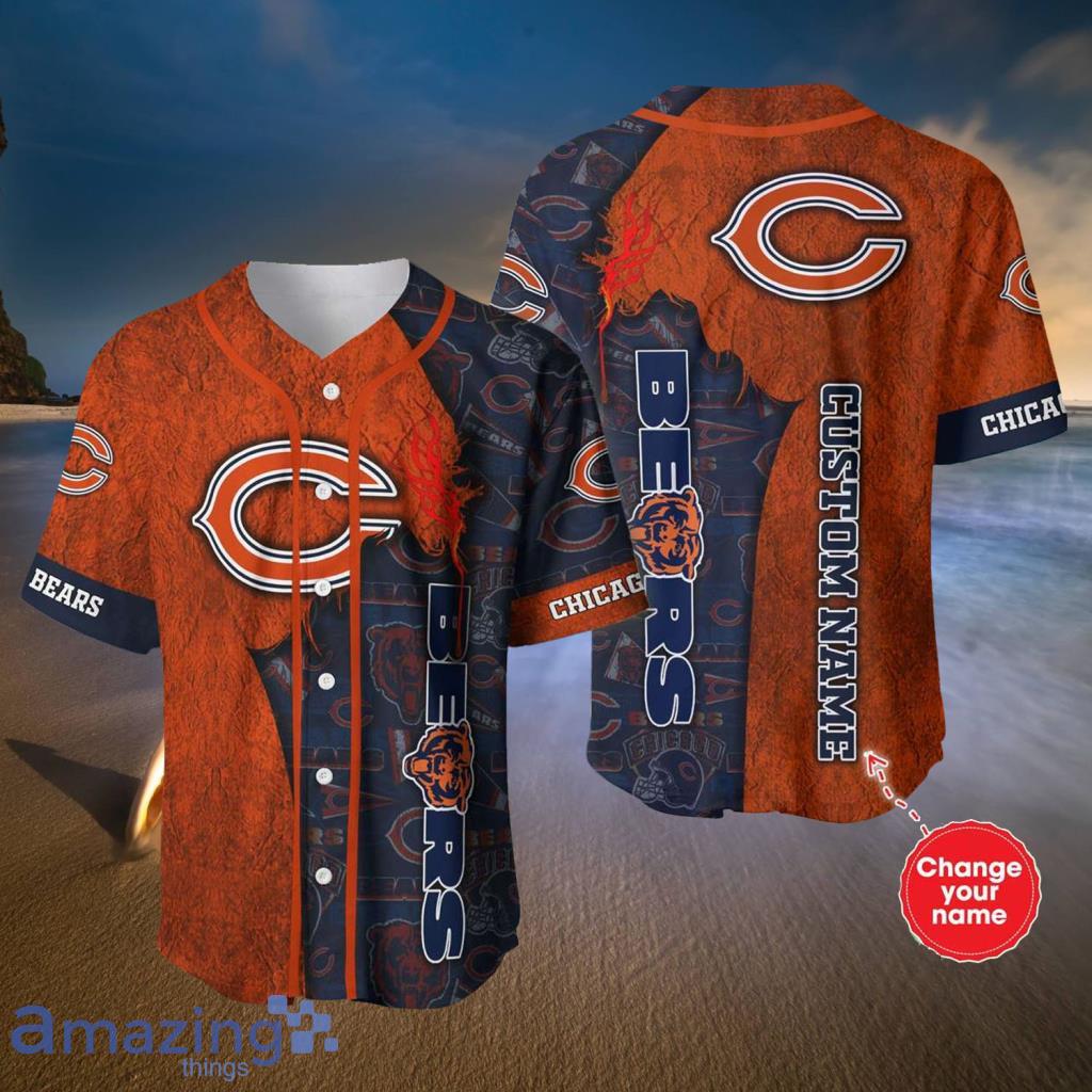 chicago bears baseball jersey