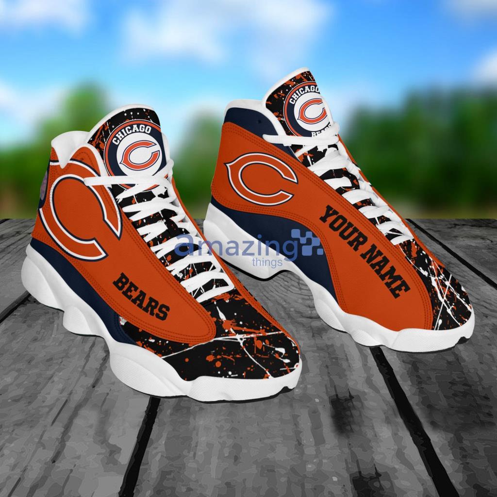 Chicago Bears Football Team Style Custom Name Air Jordan 13 Sneaker -  Freedomdesign