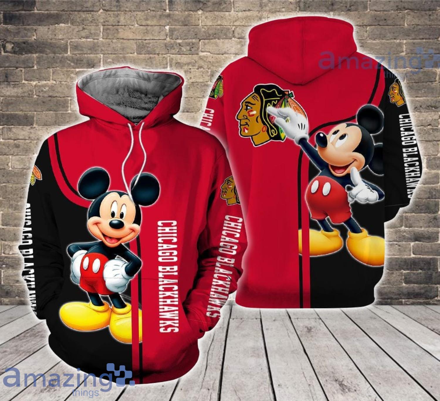 Chicago Cubs Mickey Mouse Lover Disney Cartoon 3D Hoodie For Fans