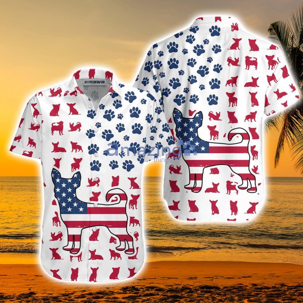 Chihuahua American Flag Hawaiian Shirt - Chihuahua American Flag Hawaiian Shirt, Chihuahua Paw Aloha Shirt For Men & Women, Best Gift For Chihuahua Lovers, Patriot_9434 Chihuahua American Flag Hawaiian Shirt - Chihuahua American Flag Hawaiian Shirt, Chihuahua Paw Aloha Shirt For Men & Women, Best Gift For Chihuahua Lovers, Patriot_9434