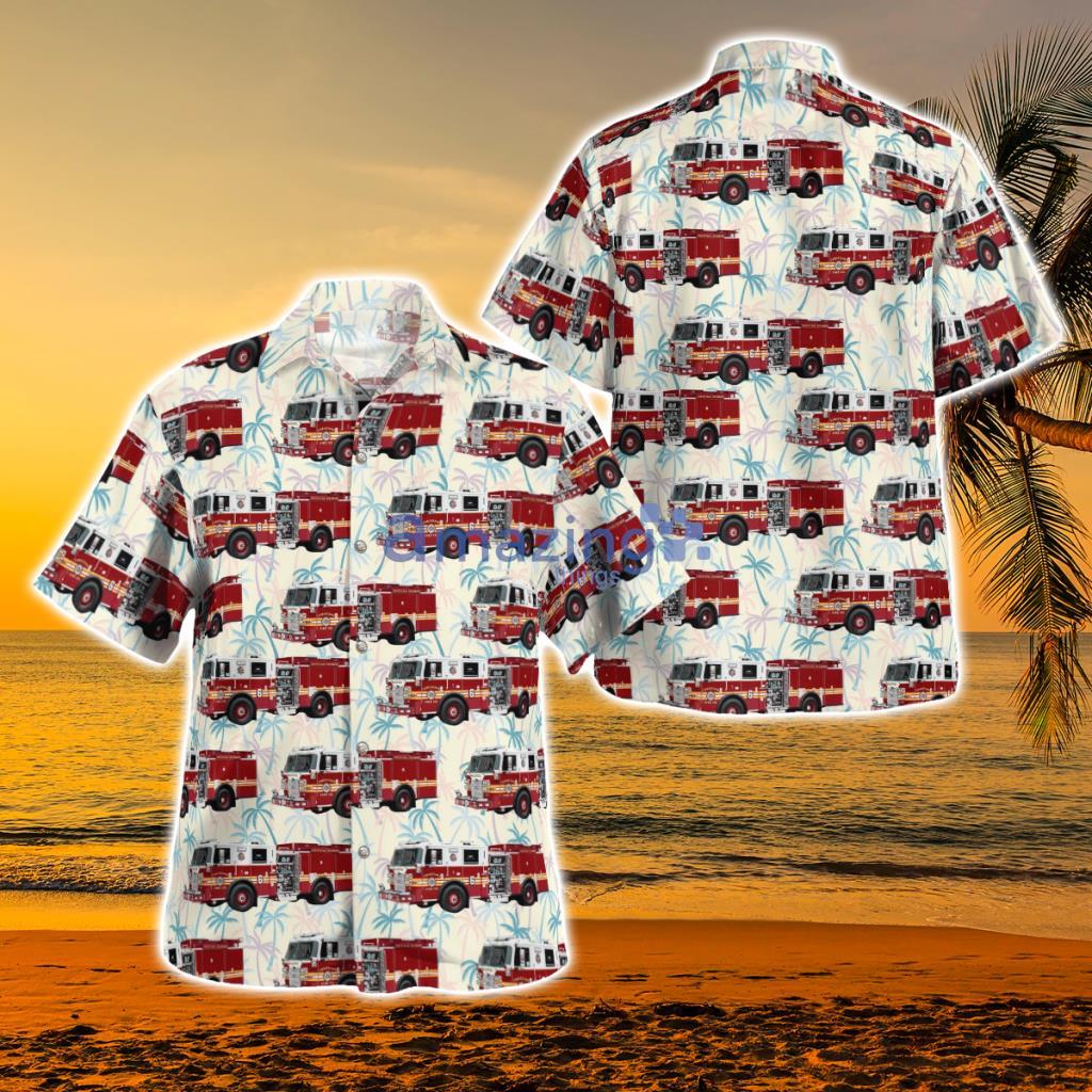 Christiana Fire, Delaware Hawaiian Shirt - KTLT0807BG10 Christiana Fire, Delaware Hawaiian Shirt
