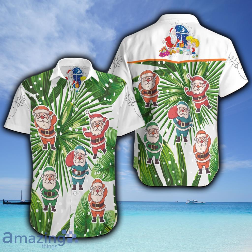 Christmas Santa Tropical Hawaiian Shirt For Men And Women - Christmas Santa Tropical Hawaiian Shirt For Men And Women