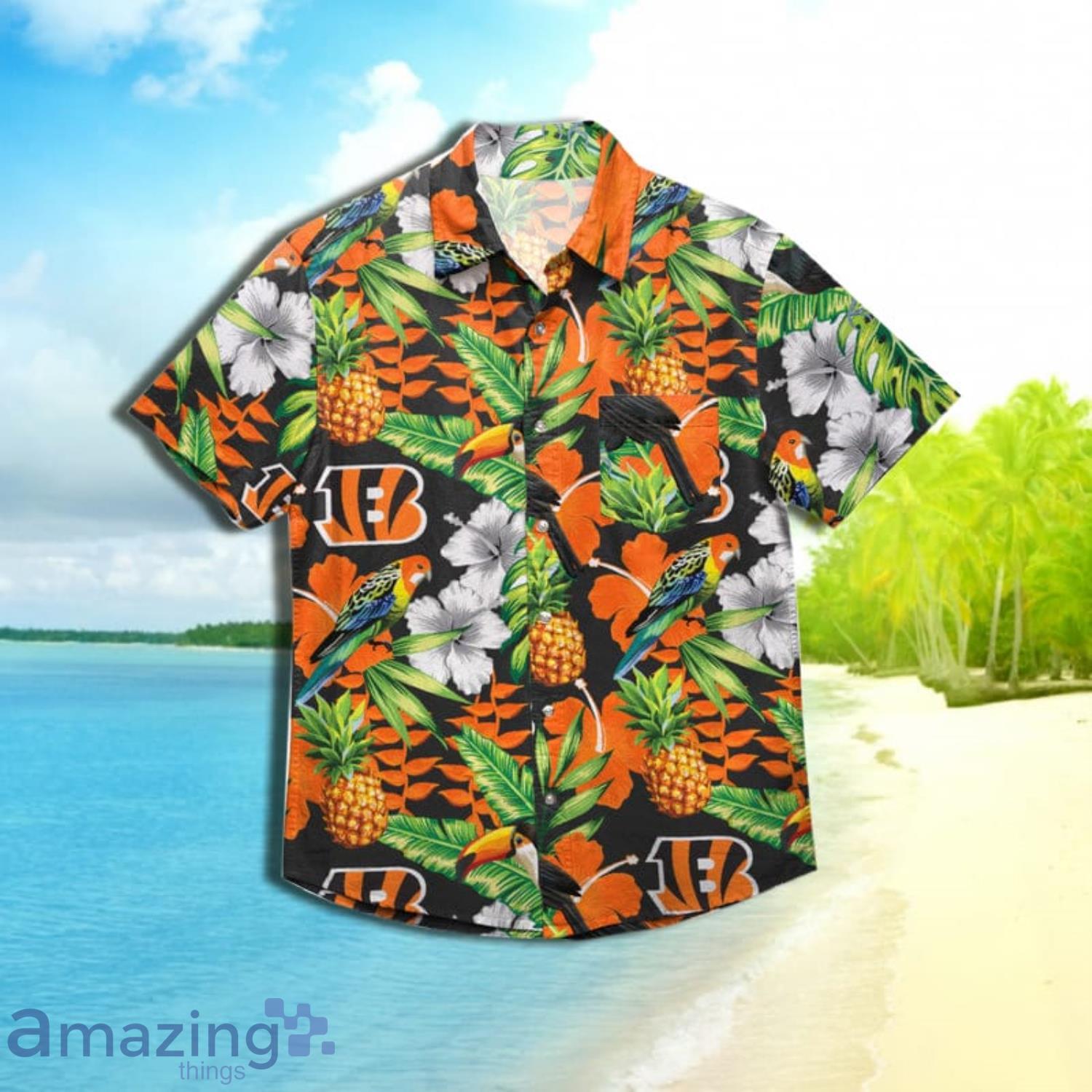 NFL Cincinnati Bengals Hawaiian Shirt Short For Fans 03