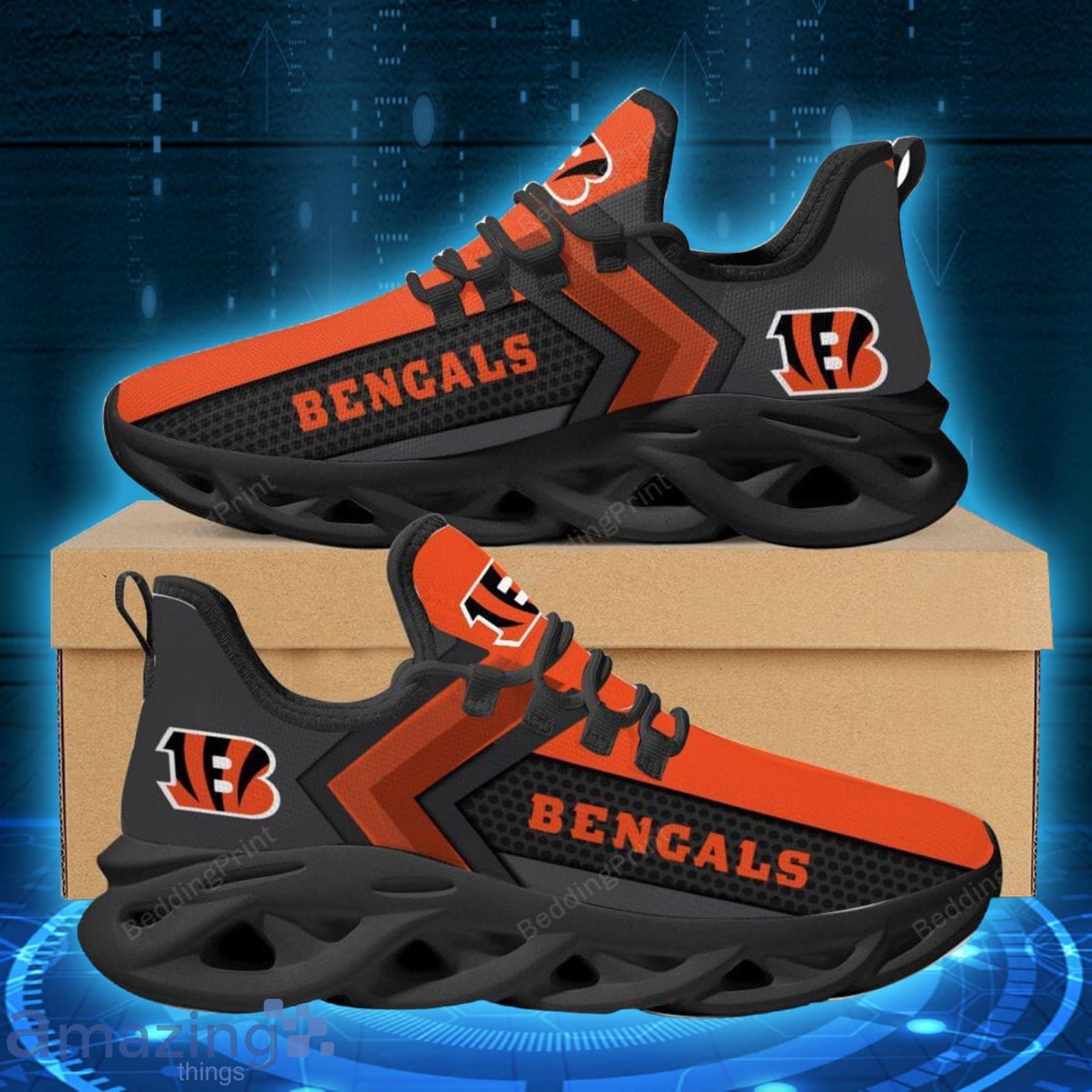 Cincinnati Bengals NFL Black And White Skate Shoes