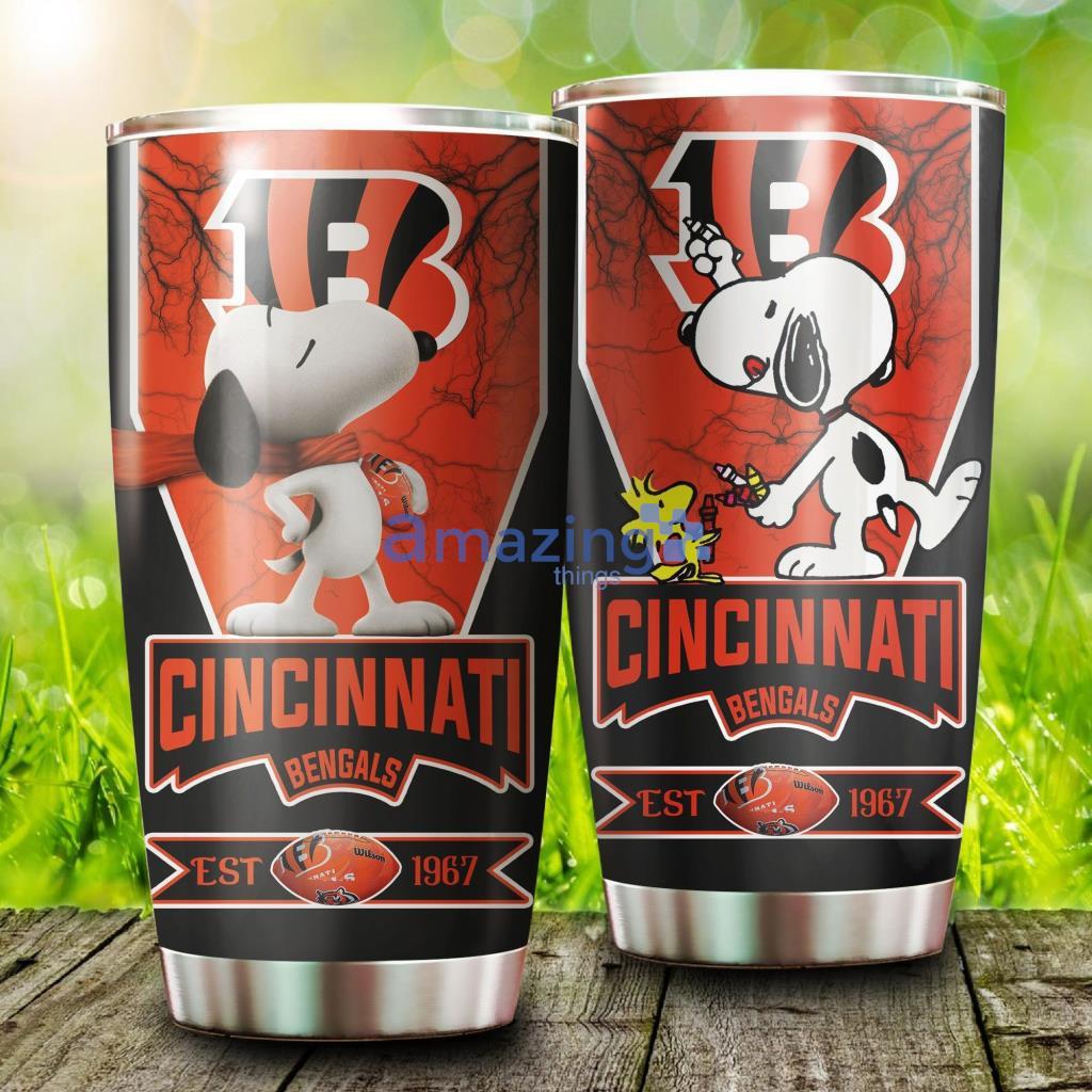 Cincinnati Bengals Snoopy  Tumbler - 1