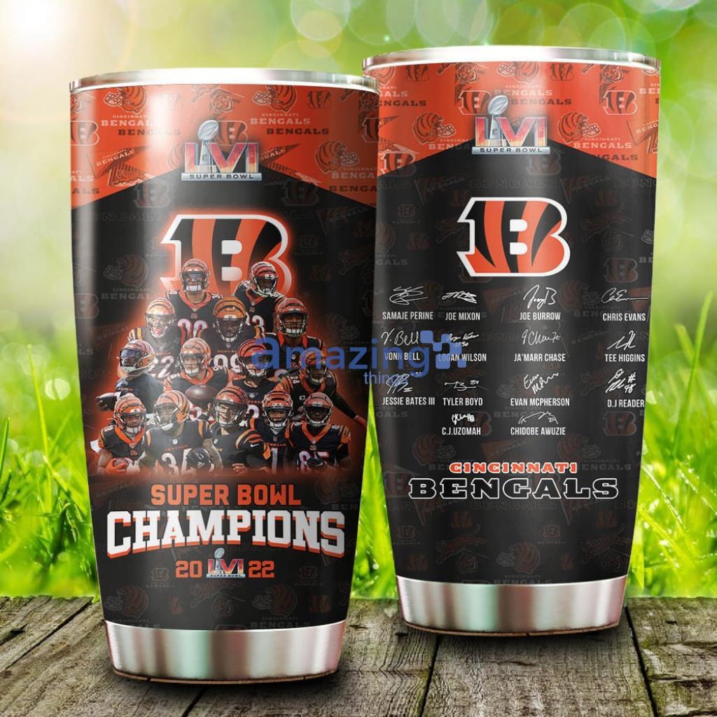 Cincinnati Bengals Tumbler 2022 Super Bowl Champion