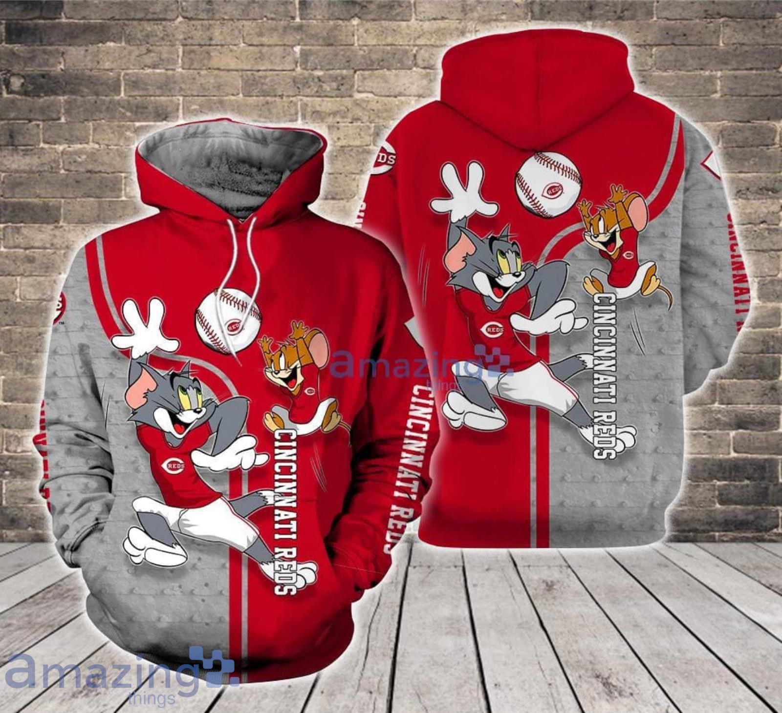 Red tom best sale and jerry hoodie