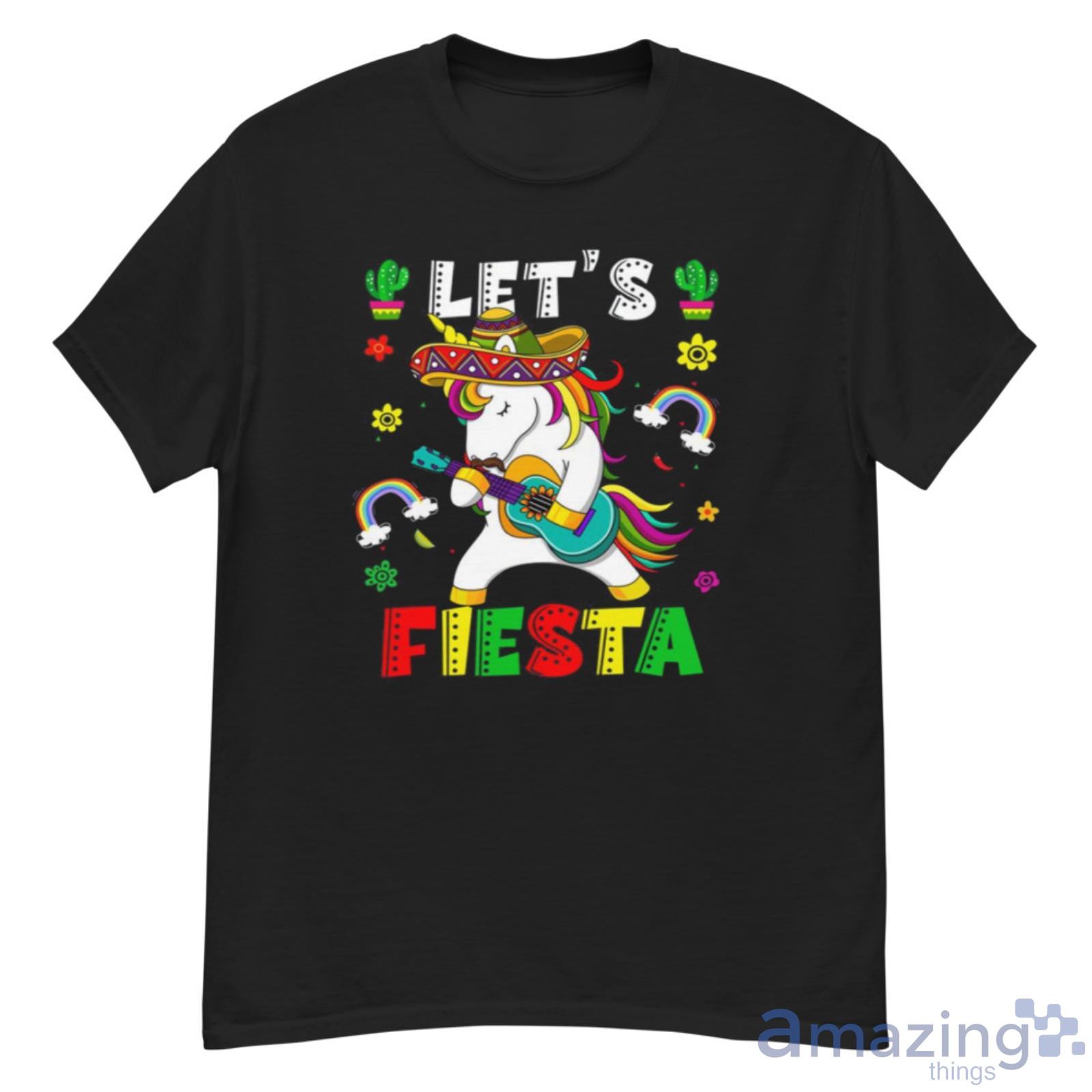 Cinco De Mayo Party Lets Fiesta Dancing Mexican Unicorn Shirt - G500 Men’s Classic T-Shirt