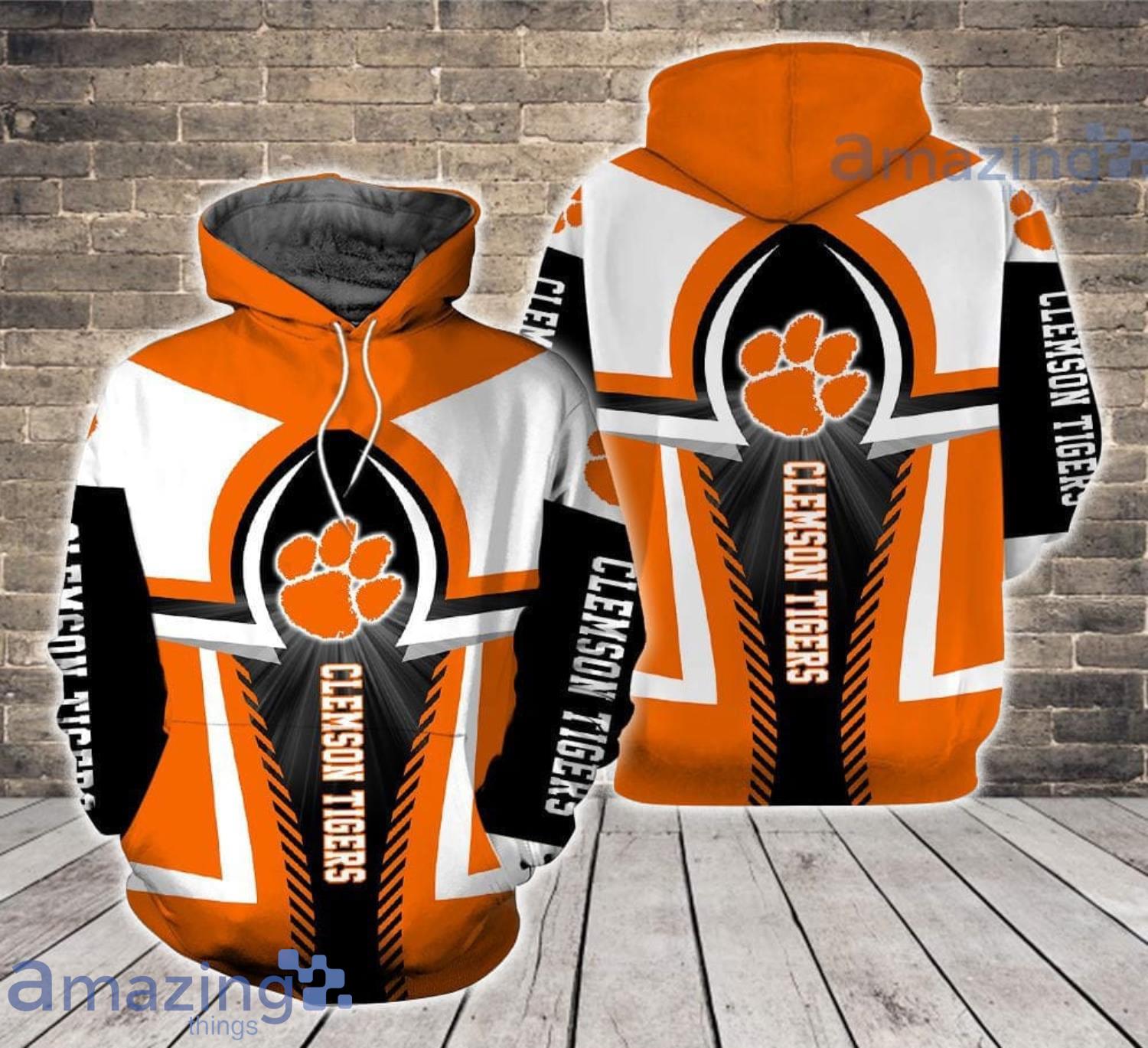 Clemson Tigers Team All Over Print 3D Hoodie For Fans