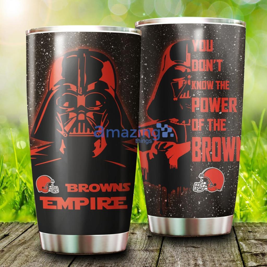 Cleveland Browns Stars Wars  Tumbler - 1