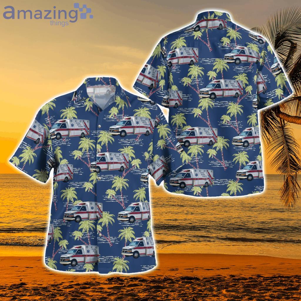Coastal Medical Transport Windsor, North Carolina Hawaiian Shirt - KAHH1005BG12 Coastal Medical Transport Windsor, North Carolina Hawaiian Shirt
