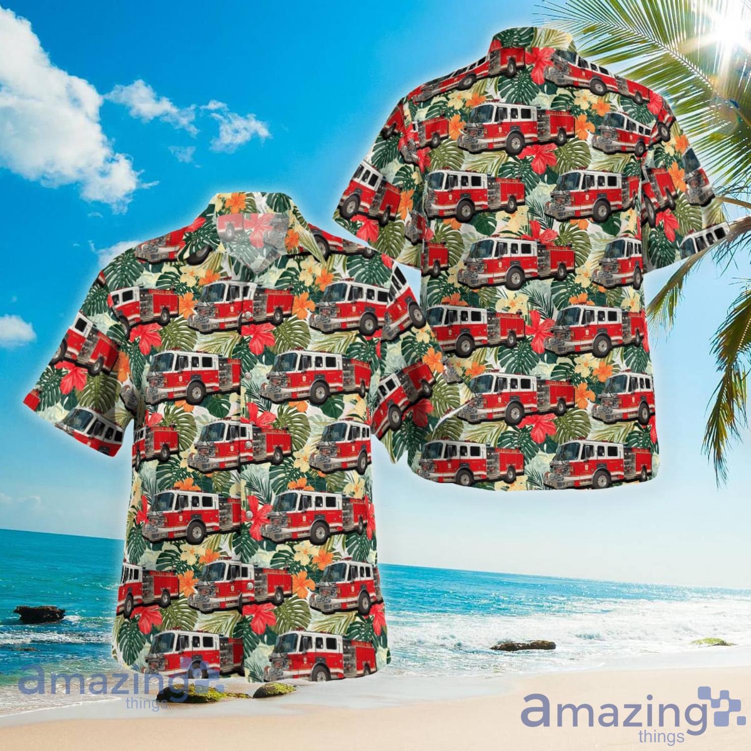 Hawaiian Shirts Beach Summer Trendy Flame Kids Shirt 3d Printed