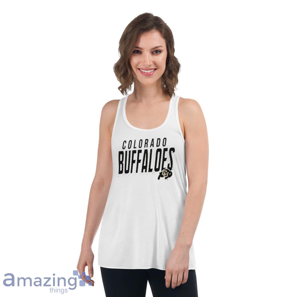 Colorado Buffaloes 2023 shirt image Colorado Buffaloes 2023 shirt - Womens Flowy Racerback Tank