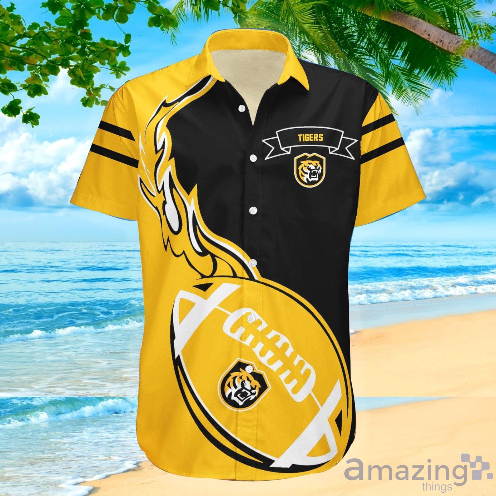 Colorado College Tigers Ncaa Flame Ball Hawaiian Shirt For Fans Product Photo 1