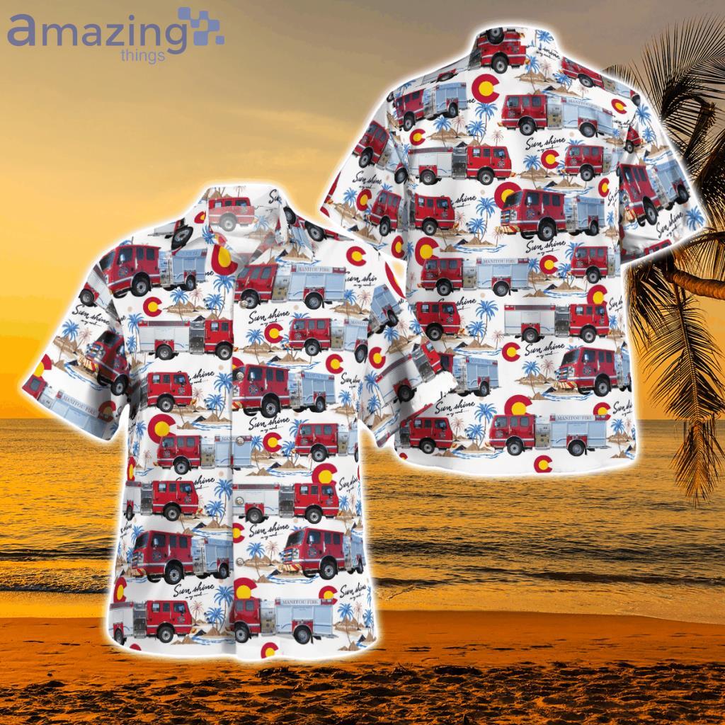 Colorado Manitou Springs Fire Department Hawaiian Shirt - BBTT2309BC13 Colorado Manitou Springs Fire Department Hawaiian Shirt