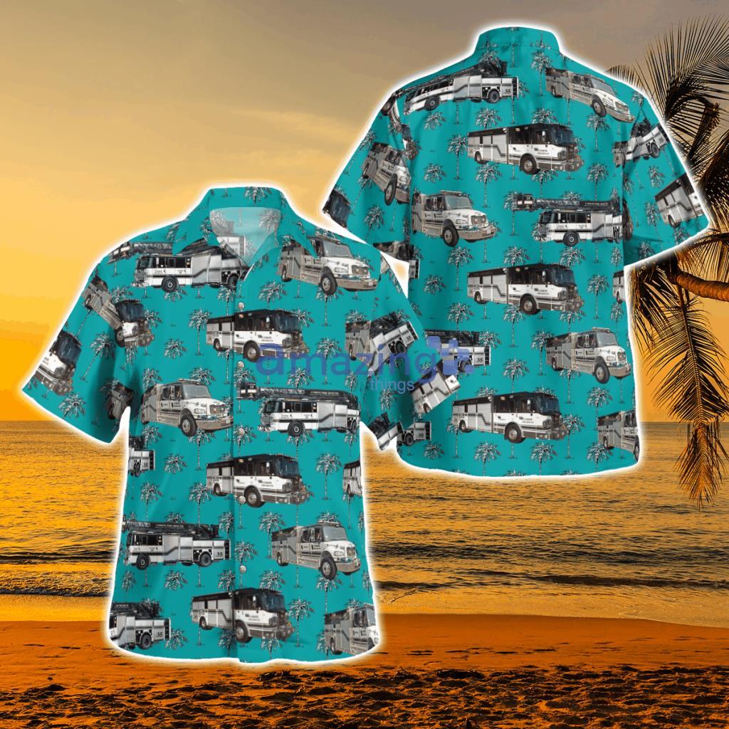 Comox Fire Rescue, British Columbia, Canada Fleet Hawaiian Shirt - Comox Fire Rescue, British Columbia, Canada Fleet Hawaiian Shirt