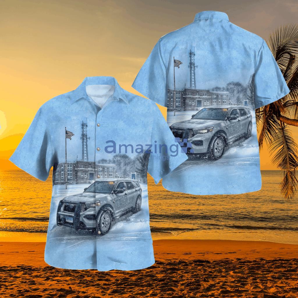 Connecticut State Police Vehicles Hawaiian Shirt - BCTT0907BG10 Connecticut State Police Vehicles Hawaiian Shirt