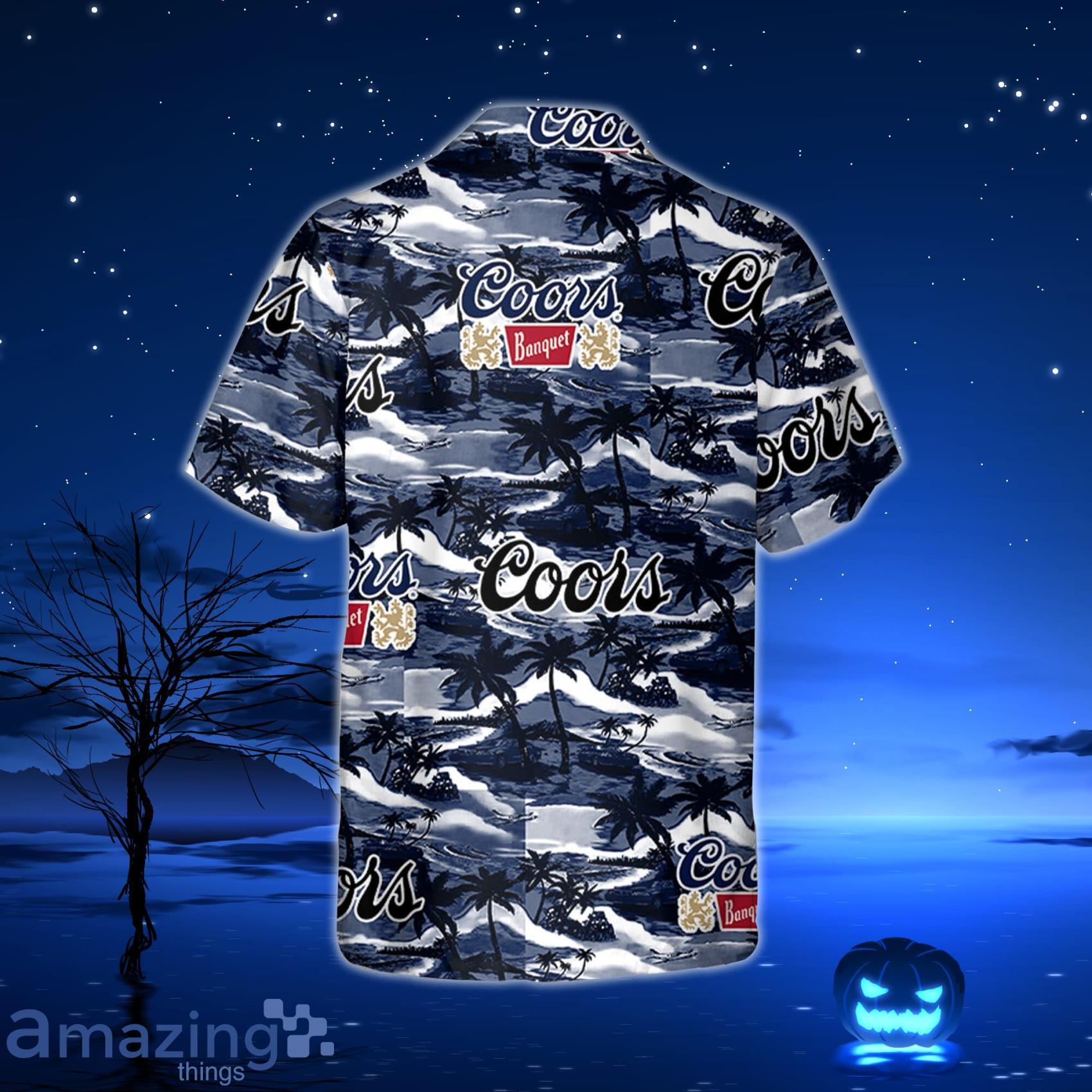 Coors Banquet Hawaiian Sea Island Pattern Hawaiian Shirt