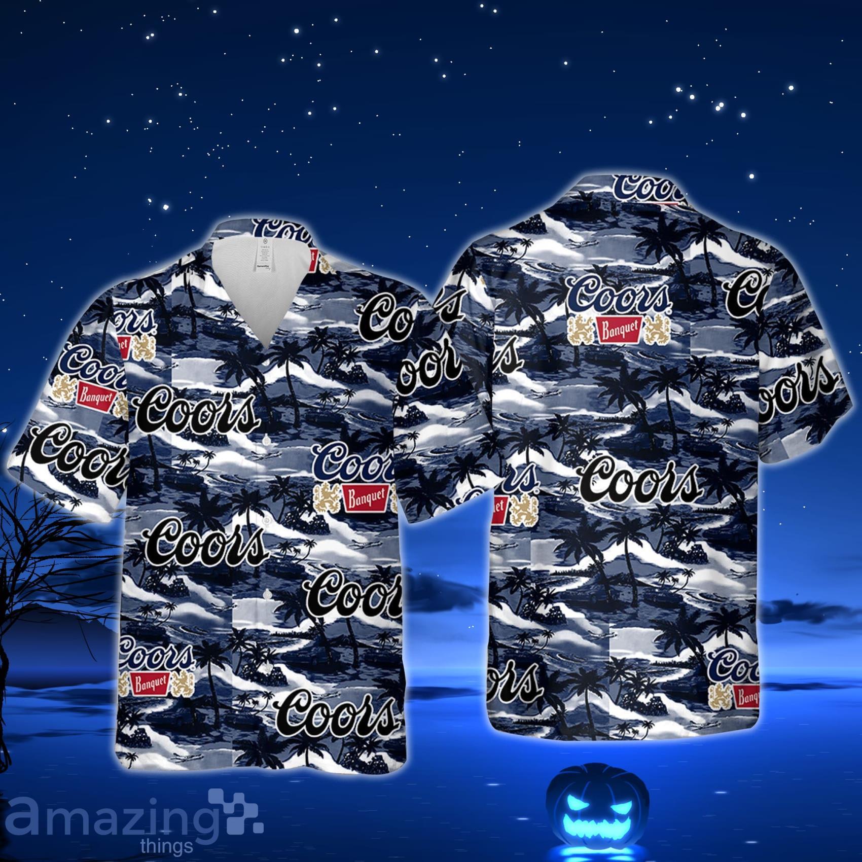 Coors Banquet Hawaiian Sea Island Pattern Hawaiian Shirt