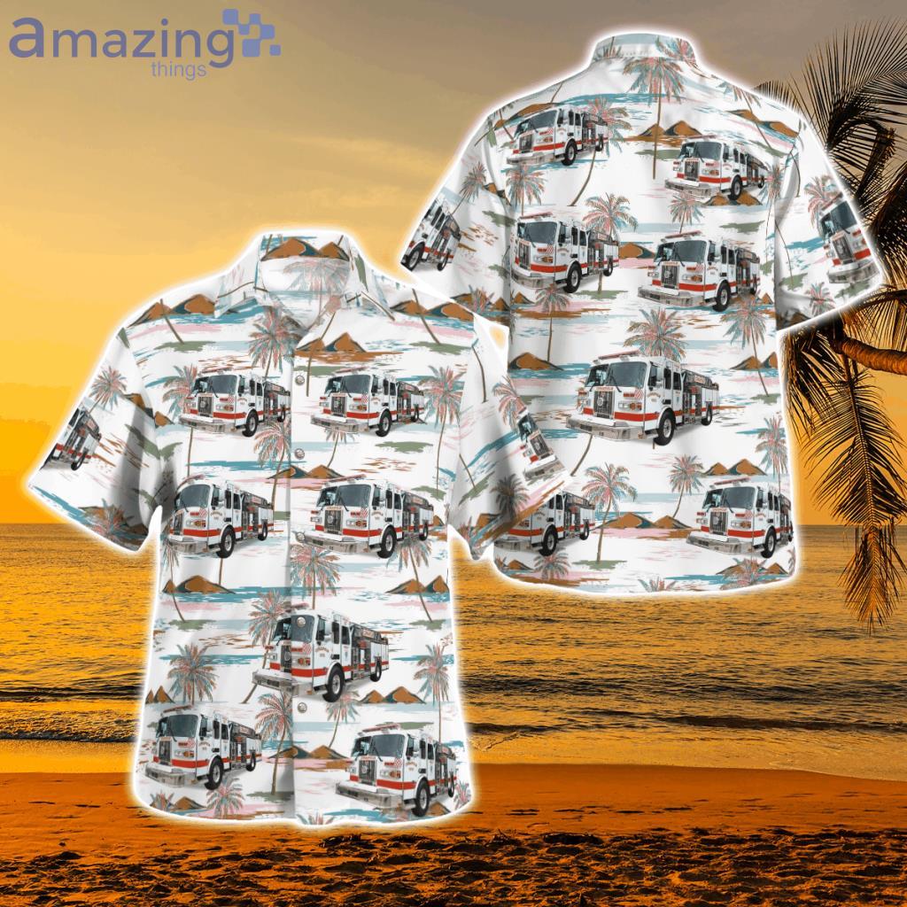 Coraopolis, Pennsylvania, Coraopolis VFD Hawaiian Shirt - DLSI0605BG13 Coraopolis, Pennsylvania, Coraopolis VFD Hawaiian Shirt