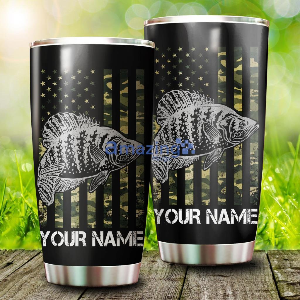 Crappie Fishing US Flag Camo Patriot Custom Name Tumbler - Crappie Fishing US Flag Camo Patriot Custom Name Tumbler Crappie Fishing US Flag Camo Patriot Custom Name Tumbler - Crappie Fishing US Flag Camo Patriot Custom Name Tumbler