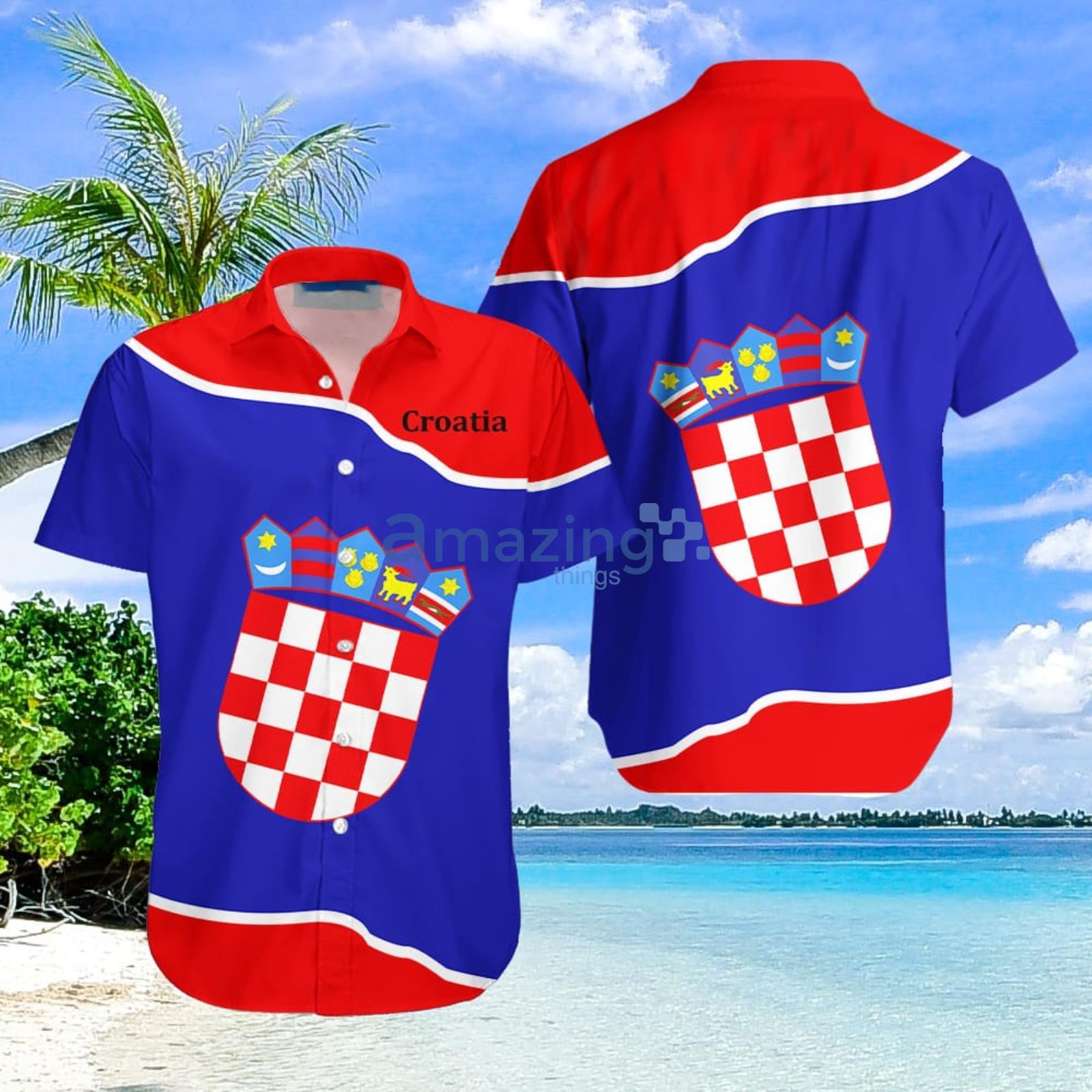 Croatia Aloha Hawaiian Shirt Summer Gift For Men And Women Product Photo 1
