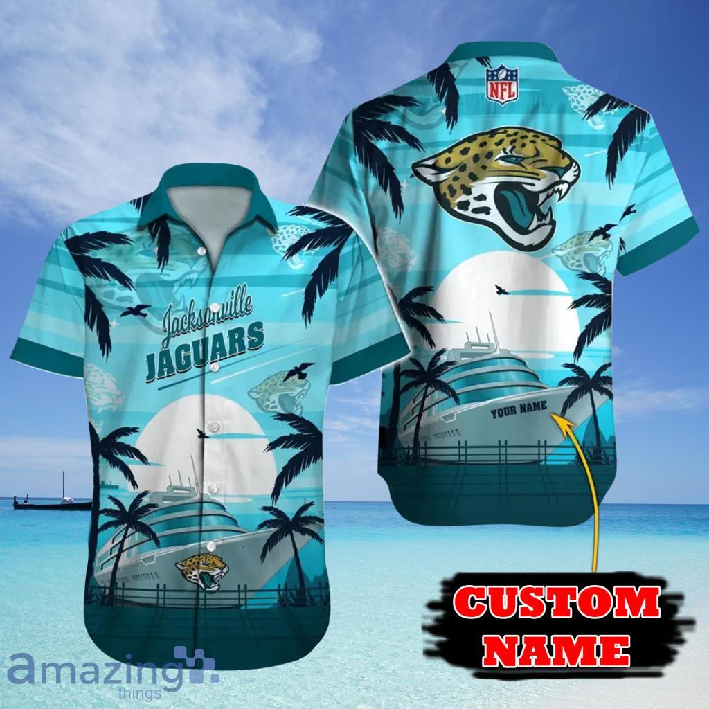 Custom Name Jacksonville Jaguars Hawaiian Shirts tropical island