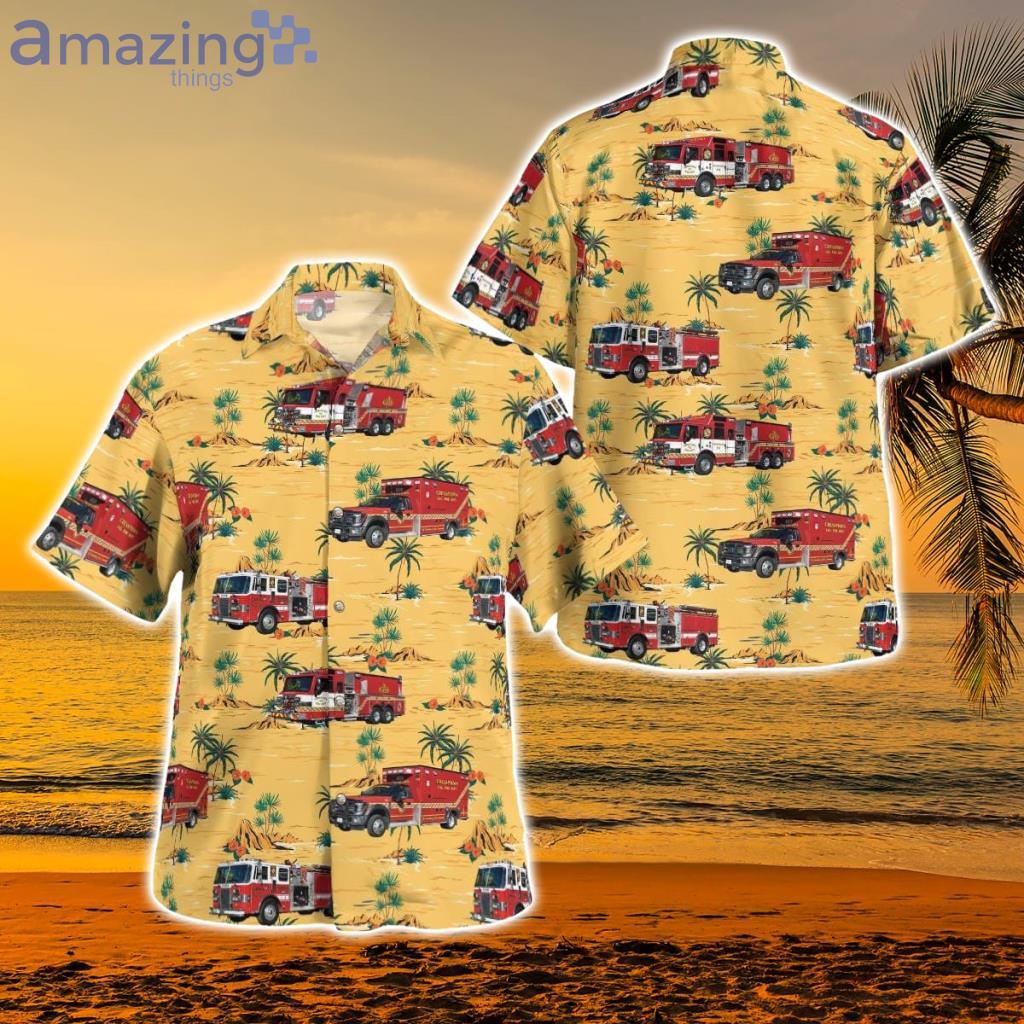 Cumberland, Maryland, Cresaptown Volunteer Fire Department Hawaiian Shirt - Cumberland, Maryland, Cresaptown Volunteer Fire Department Hawaiian Shirt