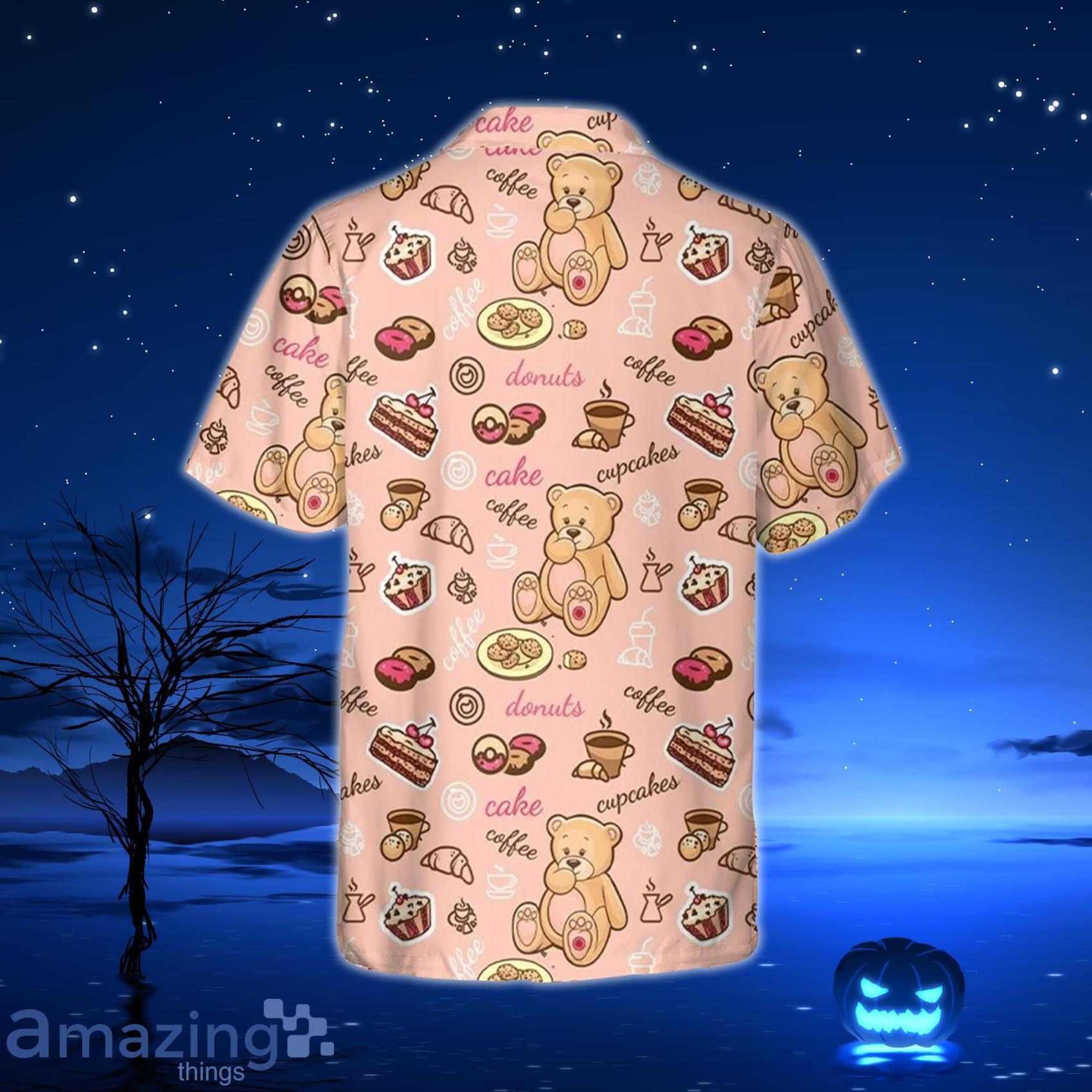 Cupcake Coffee Cake Summer Vacation Hawaiian Shirt For Men And Women image Cupcake Coffee Cake Summer Vacation Hawaiian Shirt For Men And Women Product Photo 3
