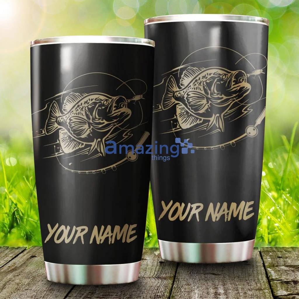 Custom Crappie Fishing Tumbler - Custom Crappie Fishing Tumbler