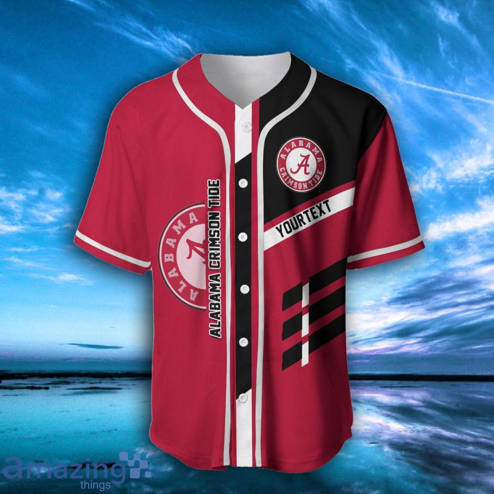 Custom Name Alabama Crimson Tide NCAA Baseball Jersey Shirt For Fan