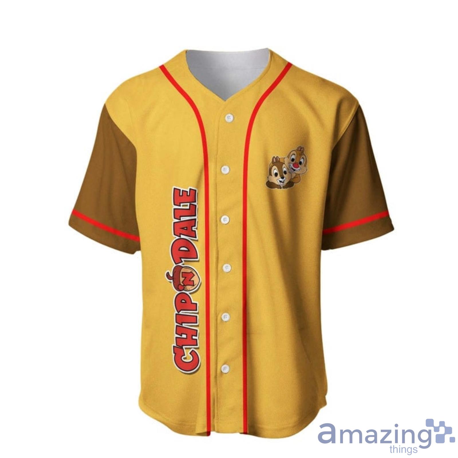 Custom Name And Number Chipmunks Chip 'n' Dale All Over Print Baseball Jersey Shirt Shirt image Custom Name And Number Chipmunks Chip n Dale All Over Print Baseball Jersey Shirt Shirt Product Photo 3